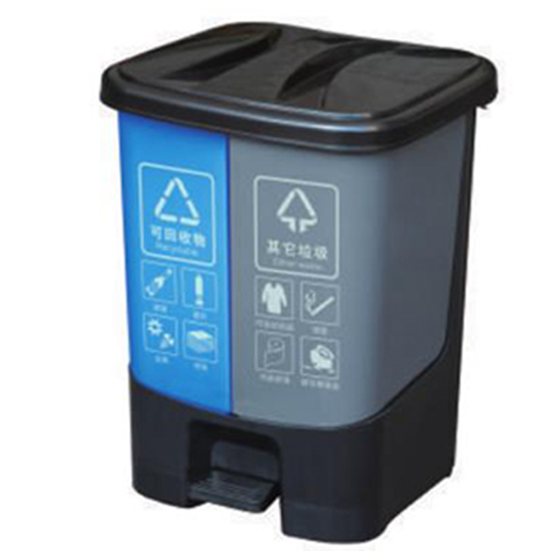塑料分類腳（jiǎo）踏垃圾桶