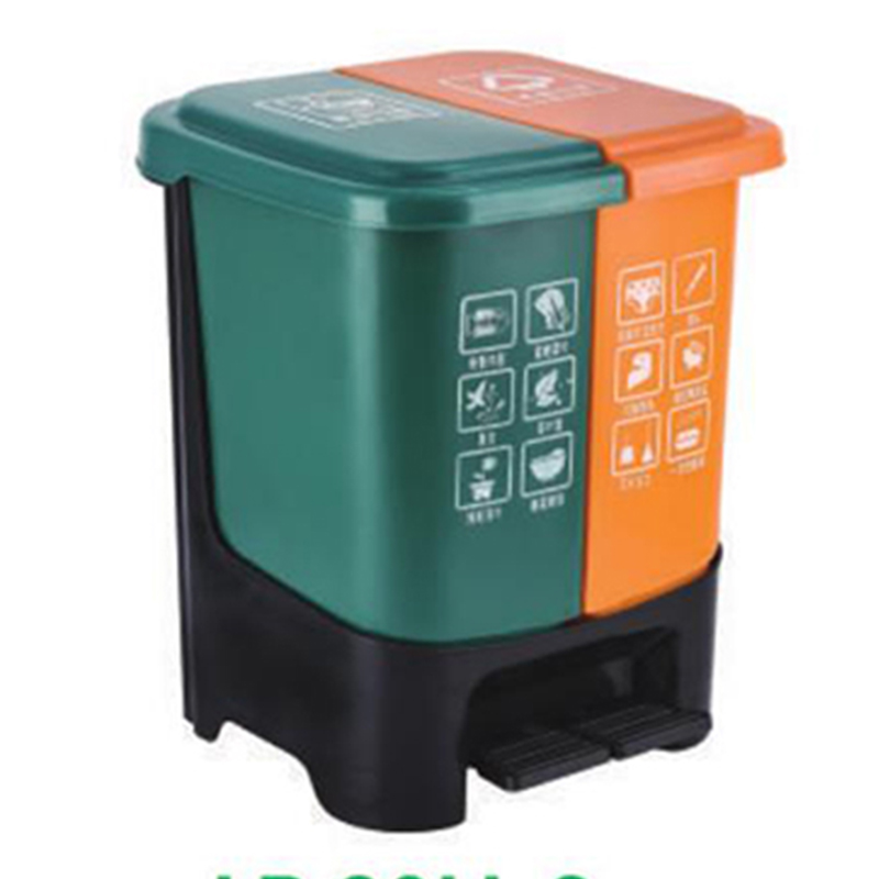 塑料（liào）分類腳踏垃圾桶