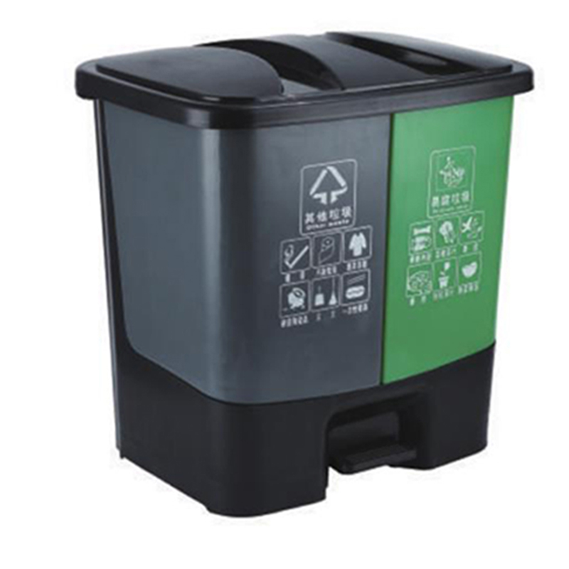 塑料分類（lèi）腳踏垃圾（jī）桶