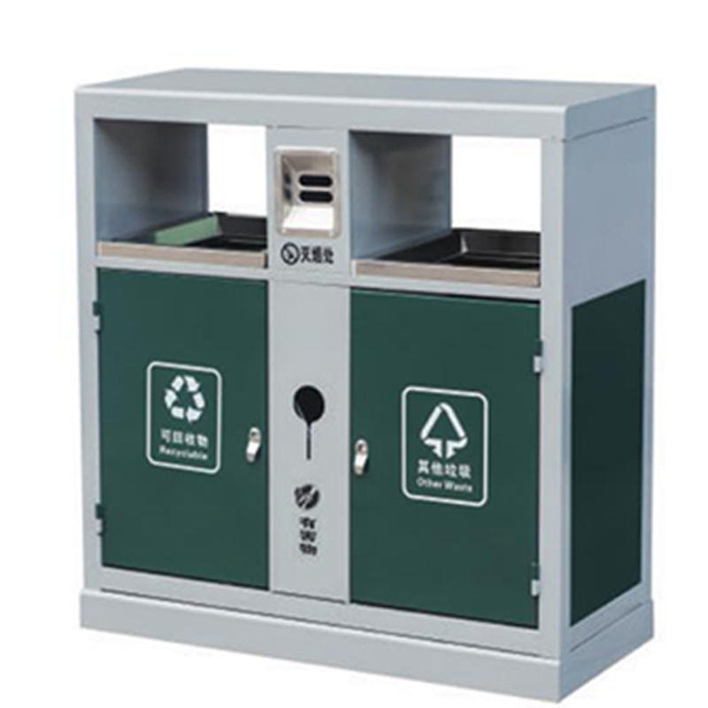 鋼（gāng）板垃圾桶