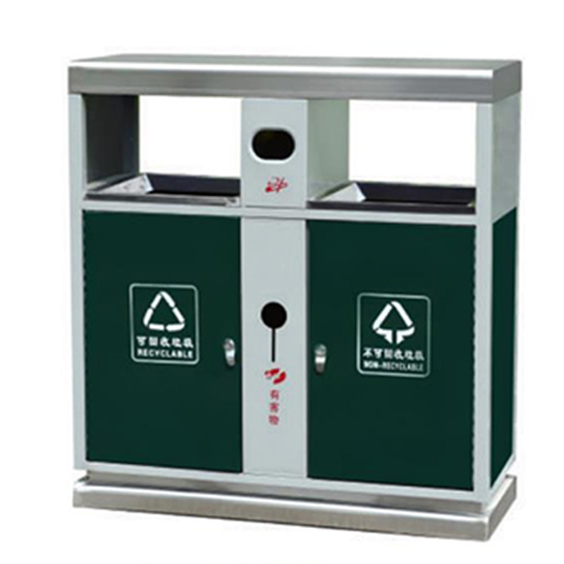 鋼板垃圾桶