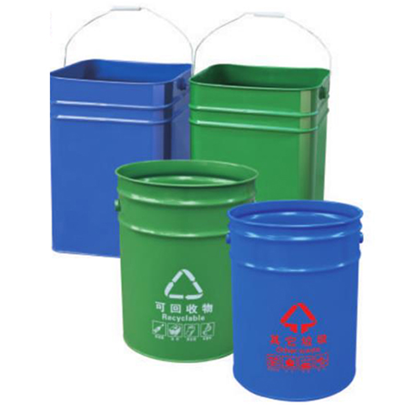 鐵製廣告式垃圾桶（tǒng）