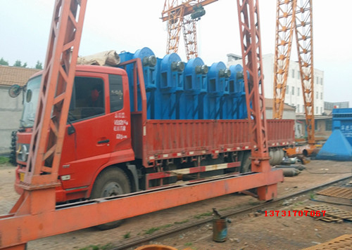 唐山王經（jīng）理（lǐ）定購的陶瓷車間DMC-160脈衝袋式除（chú）塵器已發貨