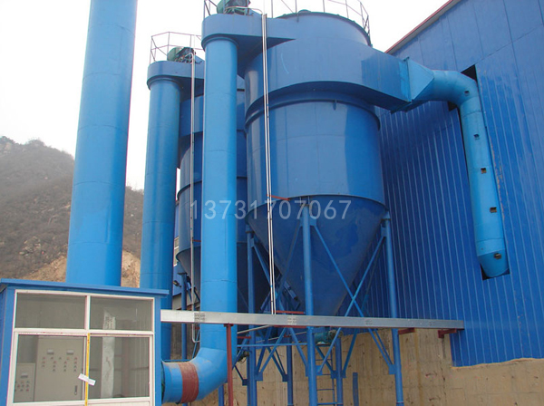 山東維坊膨（péng）潤土廠ZC型回轉反吹扁袋（dài）式除塵器交付使用