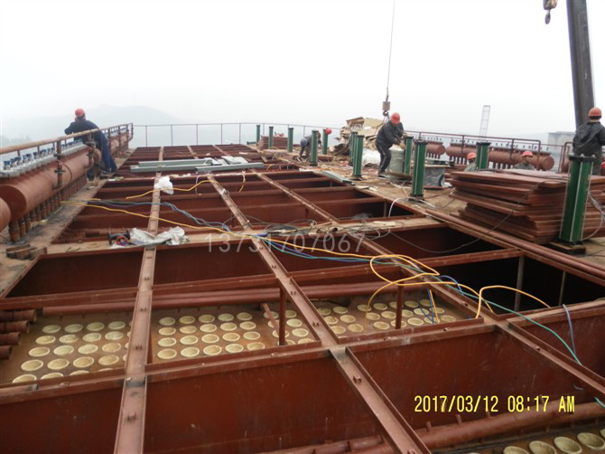 石家莊奧豐鋼鐵（tiě）燒結機尾除塵器於（yú）2017年12月8日安（ān）裝完畢