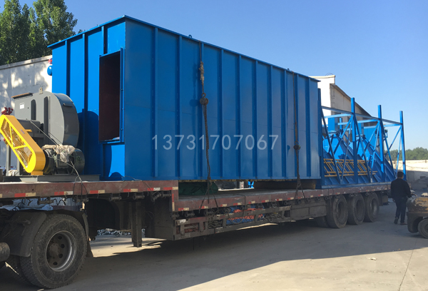 山東梁山掛（guà）車廠定購的噴砂房布袋除塵器（qì）已發（fā）貨