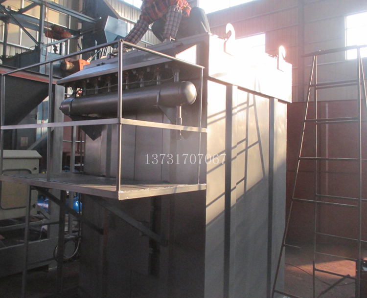 陝（shǎn）西（xī）寶雞磚機設（shè）備配套（tào）120袋除塵（chén）器發貨