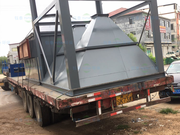 沈陽本溪縣（xiàn）生物質鍋爐多管旋風除塵（chén）器發貨