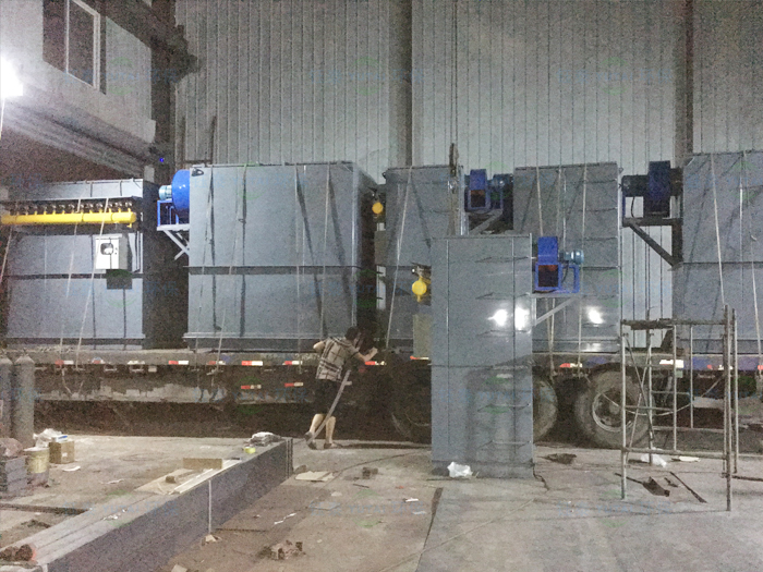 承德市灤平縣選礦廠（chǎng）破碎機布袋除塵（chén）器發貨