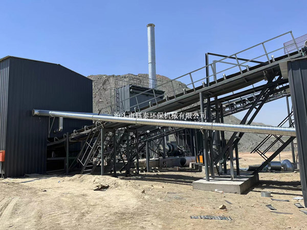 2022年8月份為內蒙古包頭某鐵（tiě）礦安裝（zhuāng）的礦山砂石（shí）破碎除塵器（qì）