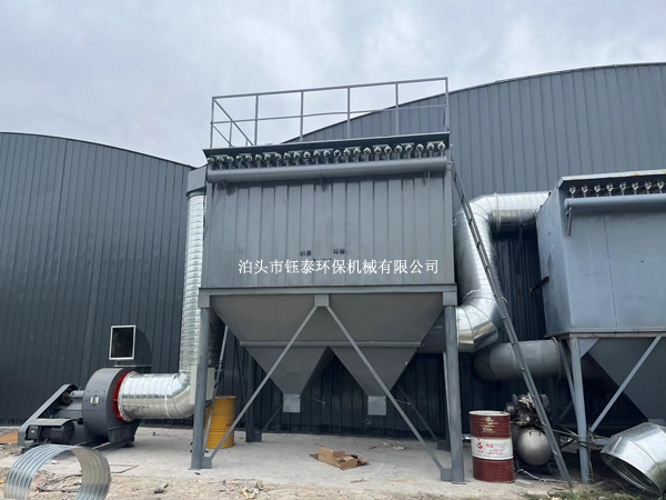 保定定（dìng）興縣沙（shā）子烘幹用DMC-360脈衝（chōng）布袋除塵器發貨