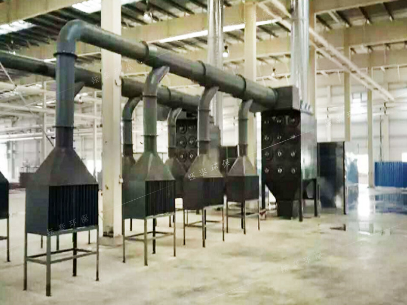 濾筒（tǒng）除塵器在金屬拋光車間的粉塵收集（jí）效果