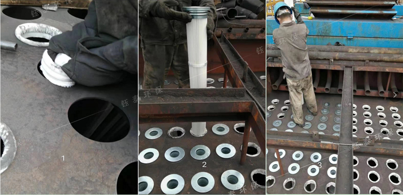 布袋除塵器升級改（gǎi）造褶皺式除塵濾袋（dài）