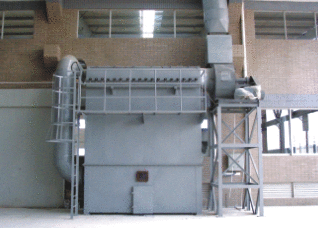 山（shān）東菏澤包（bāo）裝機布袋除塵器已發貨