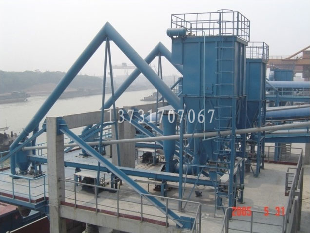 遼寧（níng）丹東（dōng）胡（hú）經理定購的碼（mǎ）頭散裝（zhuāng）機布（bù）袋除塵（chén）器已發貨