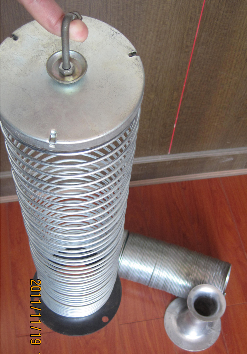 彈簧除塵骨架在木工除塵器上（shàng）的應用